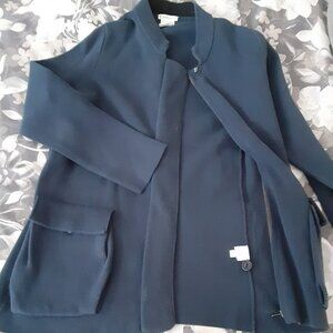 CREWCUTS 100% cotton navy cardigan jacket size 12